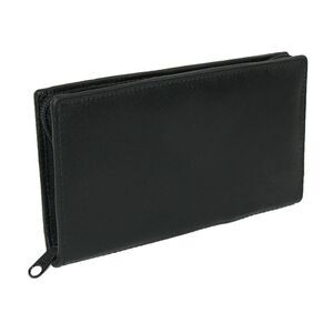 Paul & Taylor Leather Zippered Checkbook Cover and Wallet